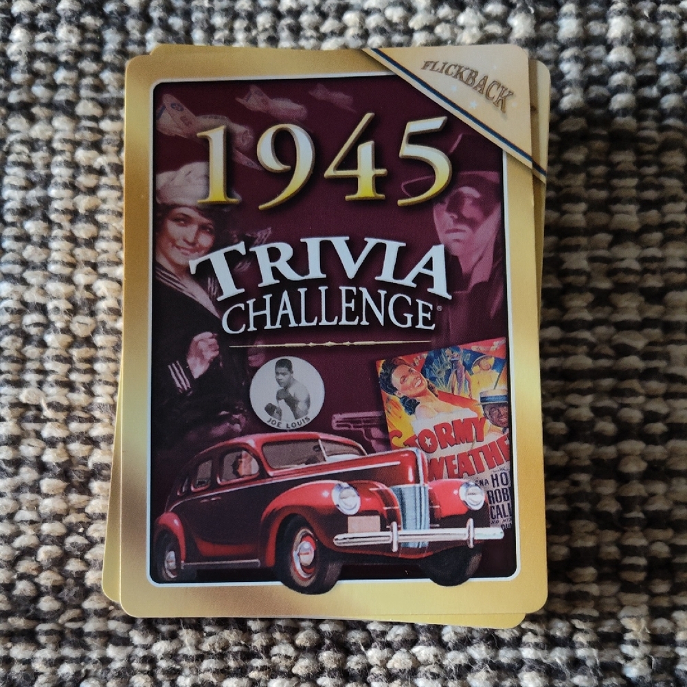 1945 Trivia Challenge Card Game